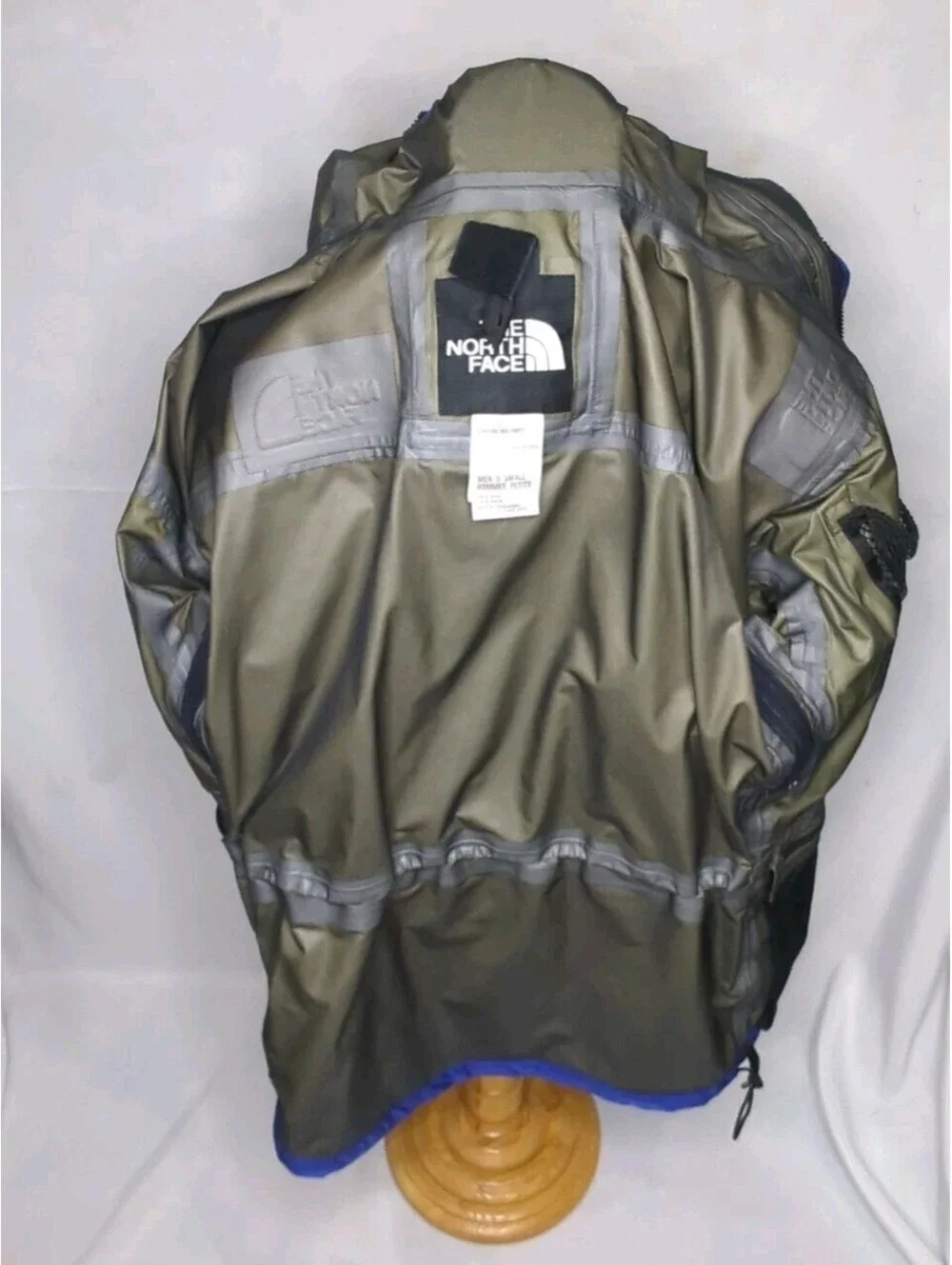 Vintage 90s The North Face Gore-Tex Ski Jacket Gorpcore Mens Small Hood Shell Bl